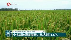 江苏持续推进灌区现代化建设 全省耕地灌溉面积