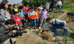 苏州望亭香炉村开展自然小课堂亲子农业科普活