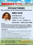 7月11日 焦雨铃 侧芽发生的干细胞基础